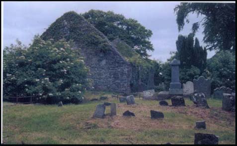 Magheradroll ruined church and graveyard