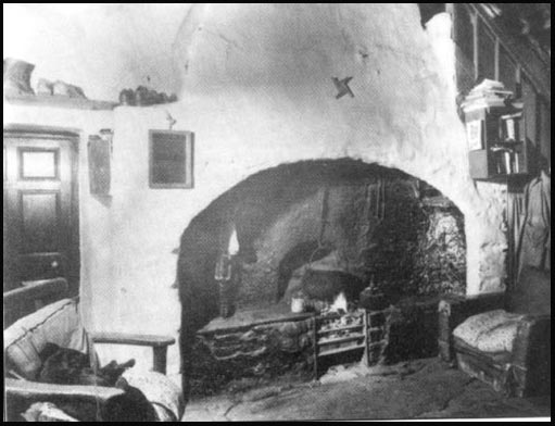 Typical kitchen of an Irish cottage