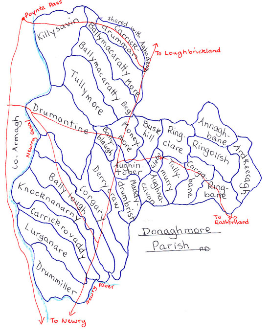 Donaghmore townlands