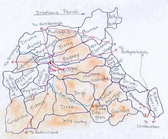 Dromara townlands