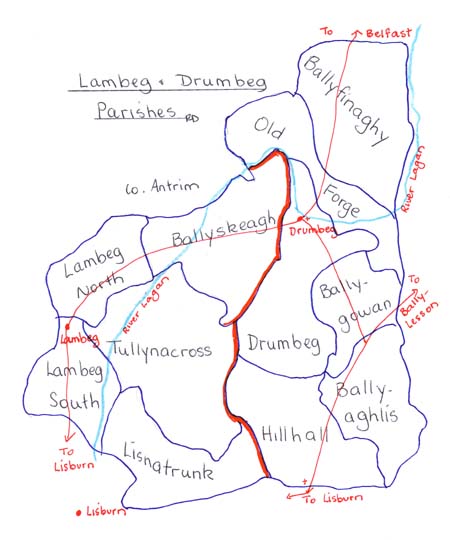 Drumbeg & Lambeg townlands