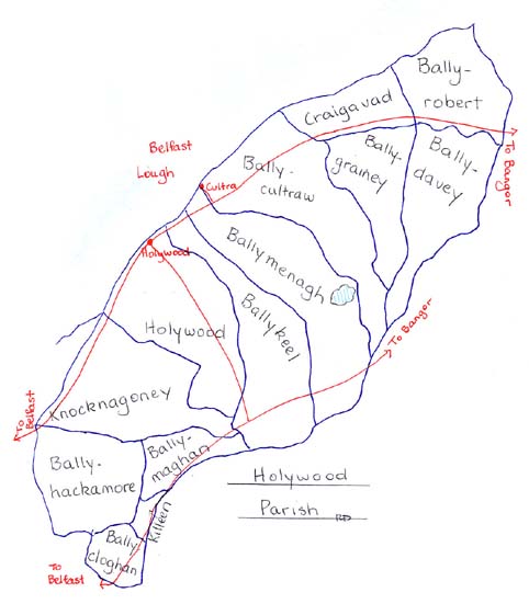 Holywood Parish townlands